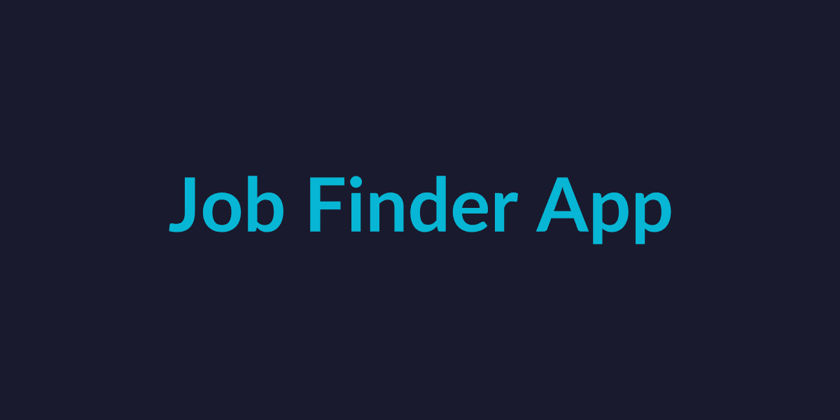 Job Finder App